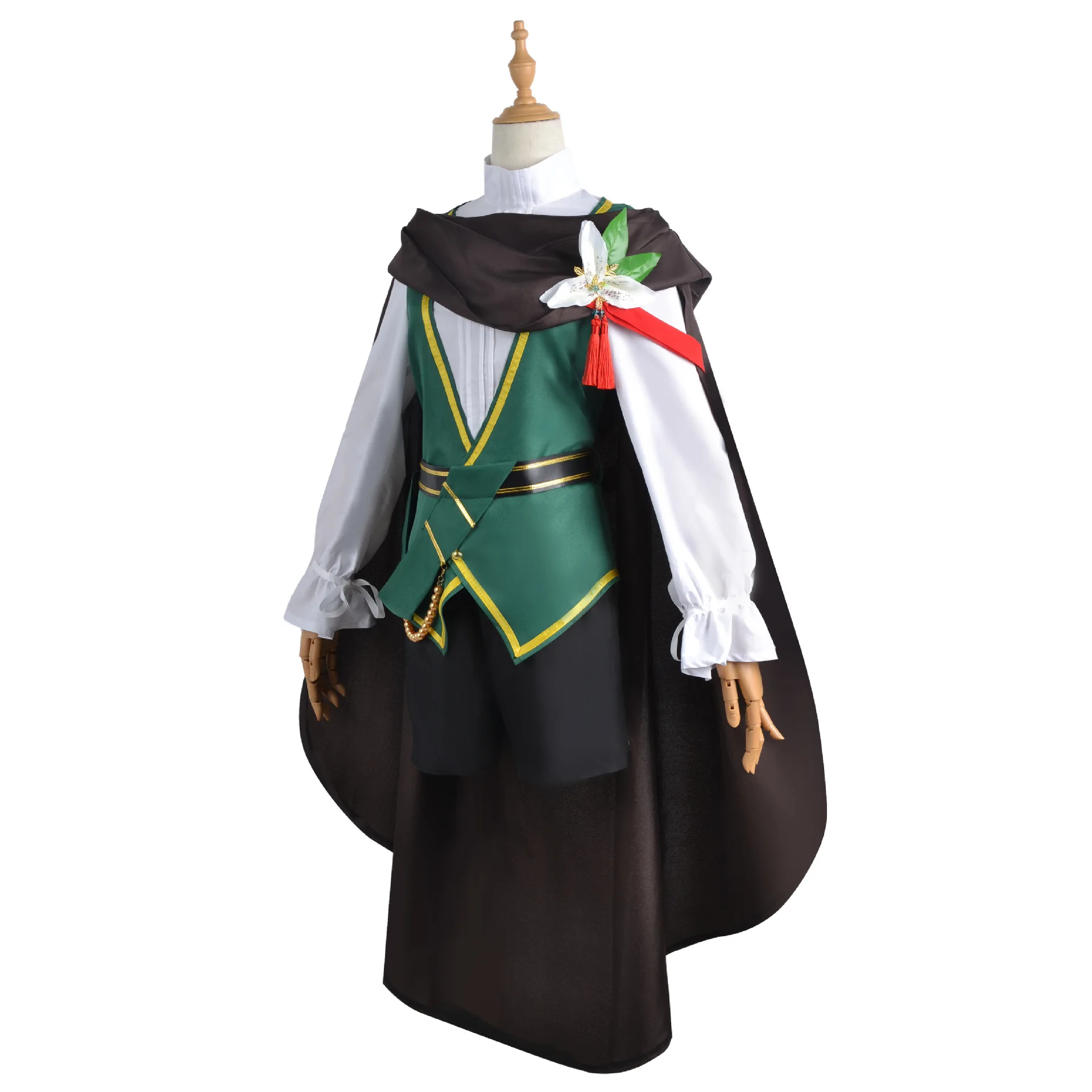 Venti Game Genshin Impact Cosplay Costume pour garçon, Barde sans nom, Costume de fête