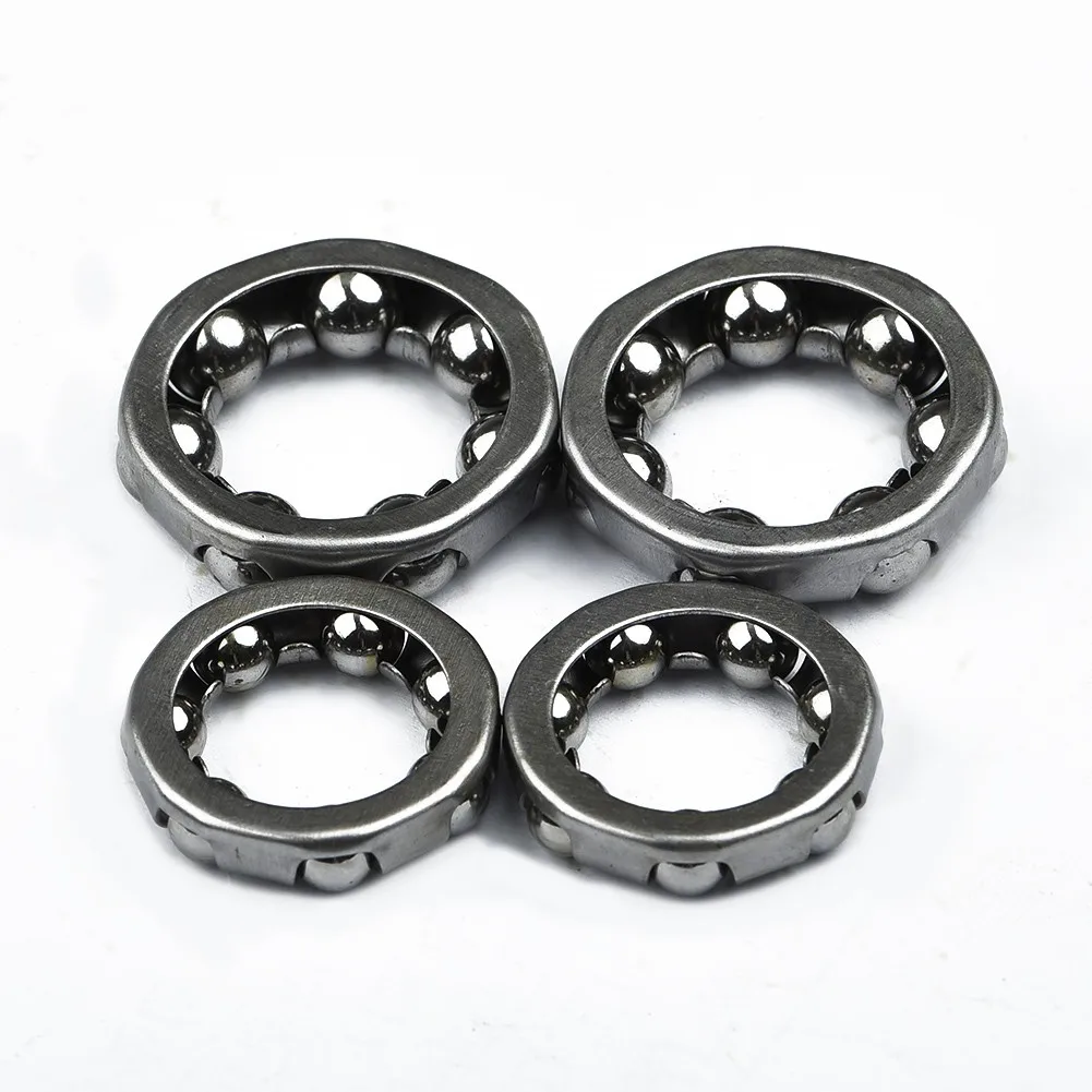 4pcs Wheel Hub Bearings Bearings Bicycle Front And Rear (Pair) Bike 3/16