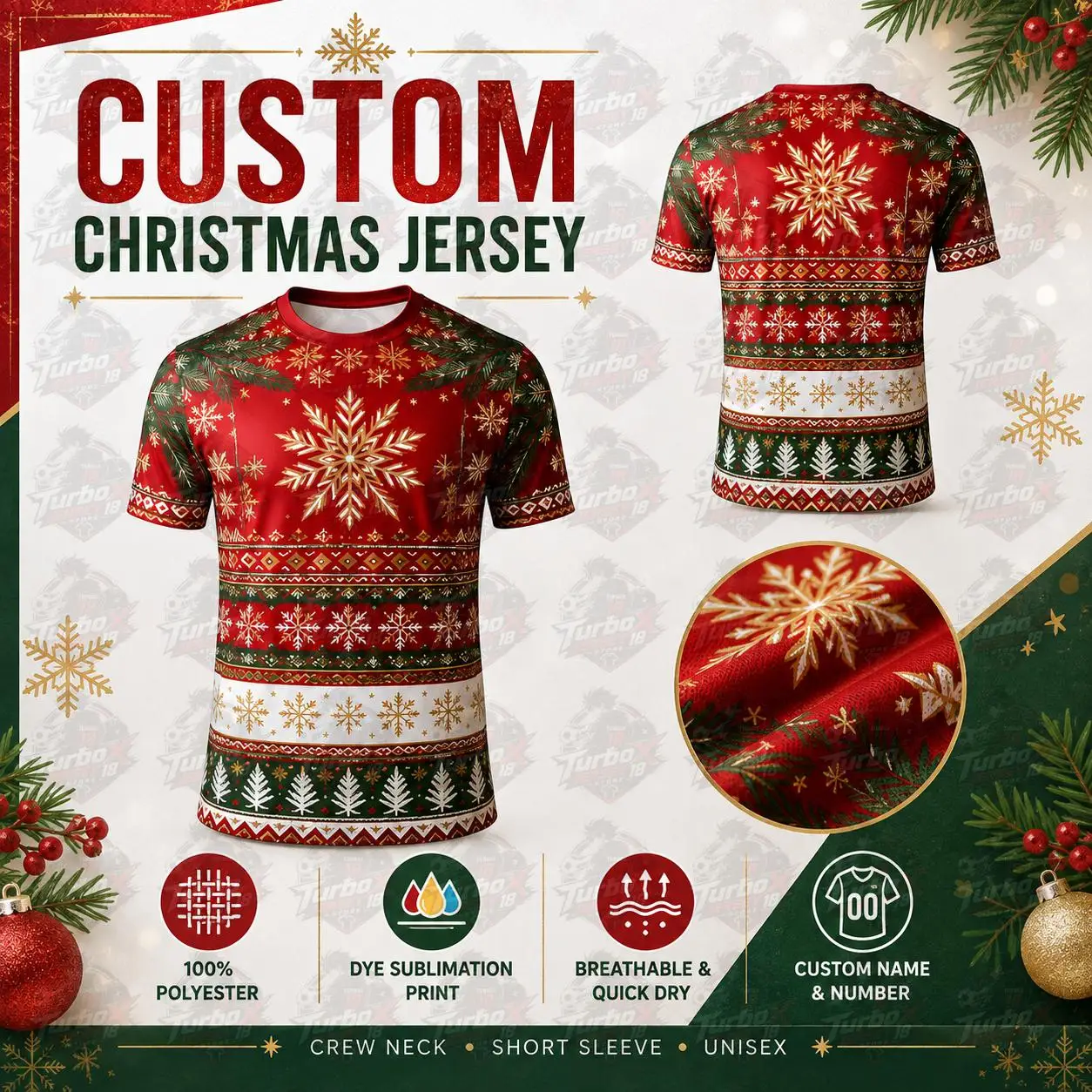 Maßgeschneidertes 3D-Druck-Trikot für Männer und Frauen, atmungsaktives Polyester, Rundhalsausschnitt, Kurzarm, Sport-Team-Shirt, personalisiertes Design, schnelltrocknendes T-Shirt – Detail 7