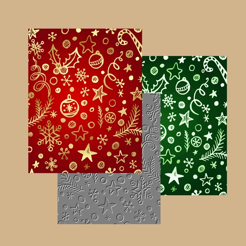 Christmas Hot Foil Elk Leaf Snowflake Pumpkin Background Scrapbooking Embossing Frames Card Craft Halloween Metal Cutting Dies