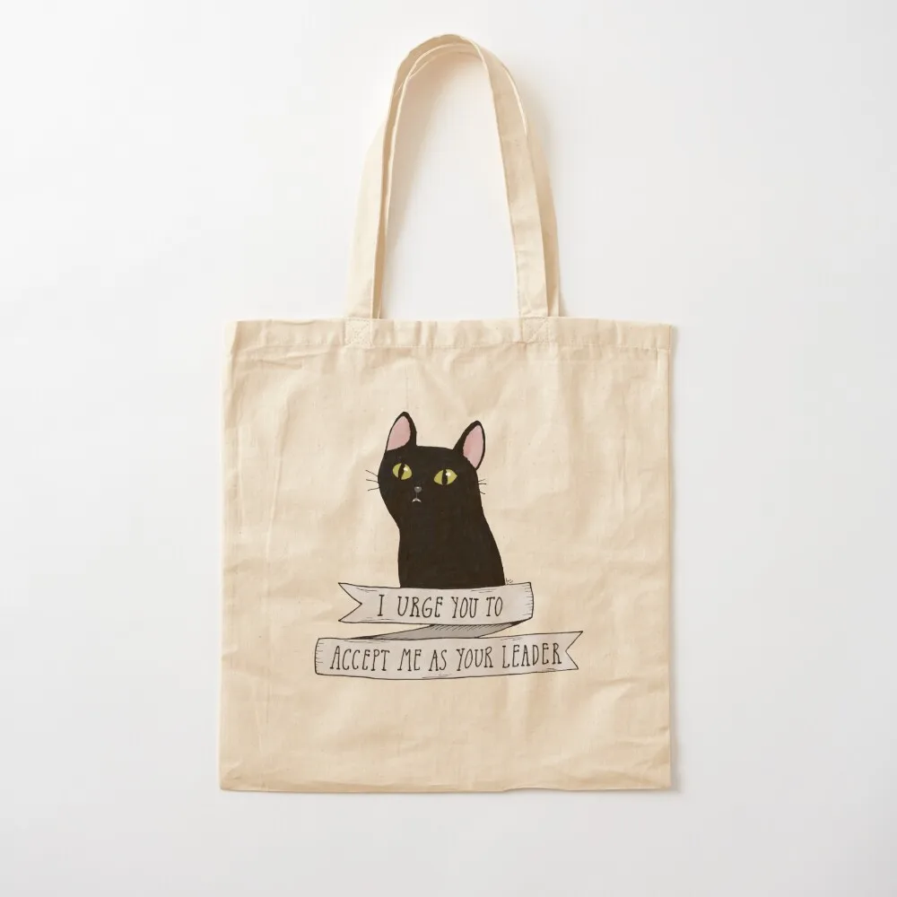 Salem Saberhagen - black cat quote Tote Bag shopping trolley bag sac pour femme Beach bag for beach