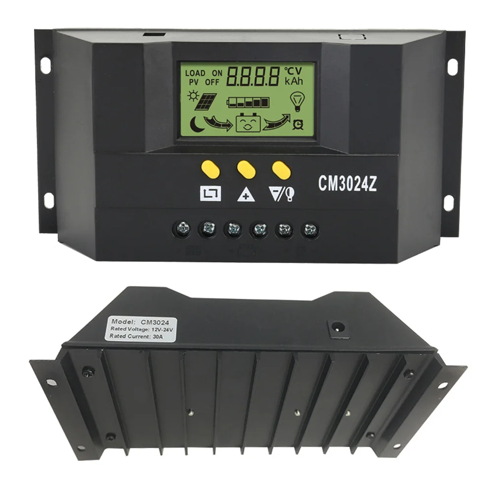 CM3024Z 30A 12V/ 24V Solar Charge Controller Generator for Home Solar Panel