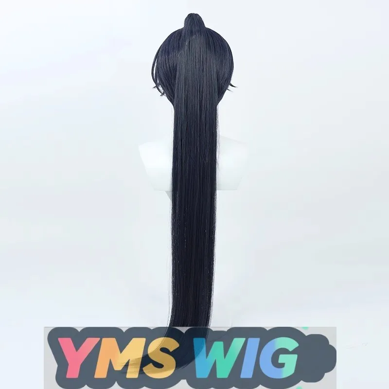 【YMS PRUIK】Codename Kite Blauw-Zwart Fu Rong Cosplay Pruik Fu Rong Furong Pruik Set Realistische Hoofdhuid