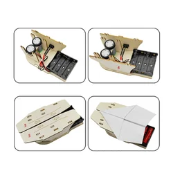 DIY Paper Airplane Catapult Science Toys Technologia STEM Experimental Tool Kit Learning Education Wooden Puzzle Games for Kids