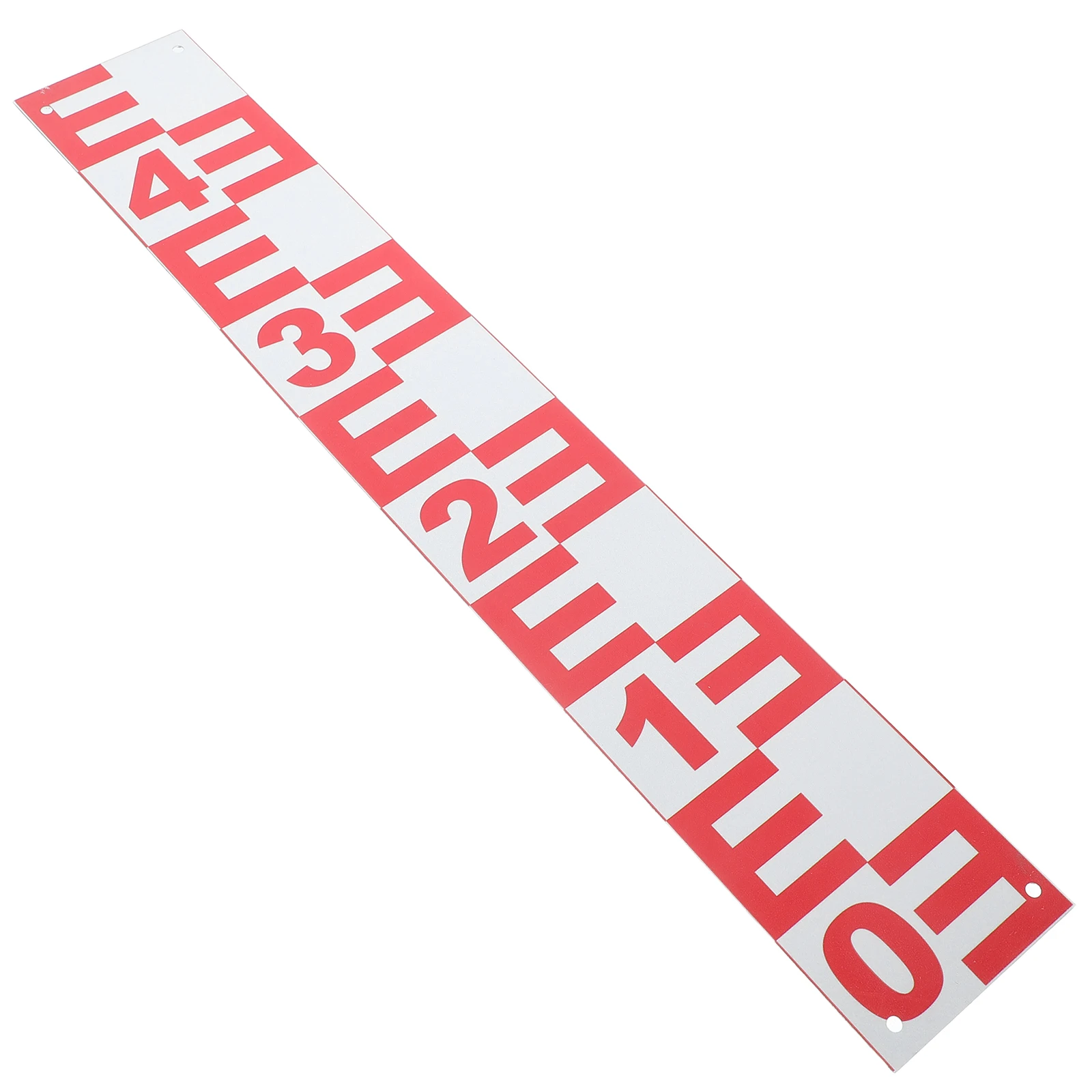 

Stainless Steel Water Level Scale Glow In Dark Reservoir River Hydrological Monitoring Tool Durable Smooth Surface