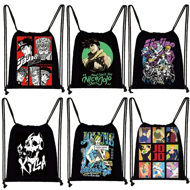 anime-jojo's-bizarre-adventure-print-mochila-kujo-kira-yoshikage-killer-rainha-sacos-de-cordao-para-viagem-adolescente-book-bag-gift