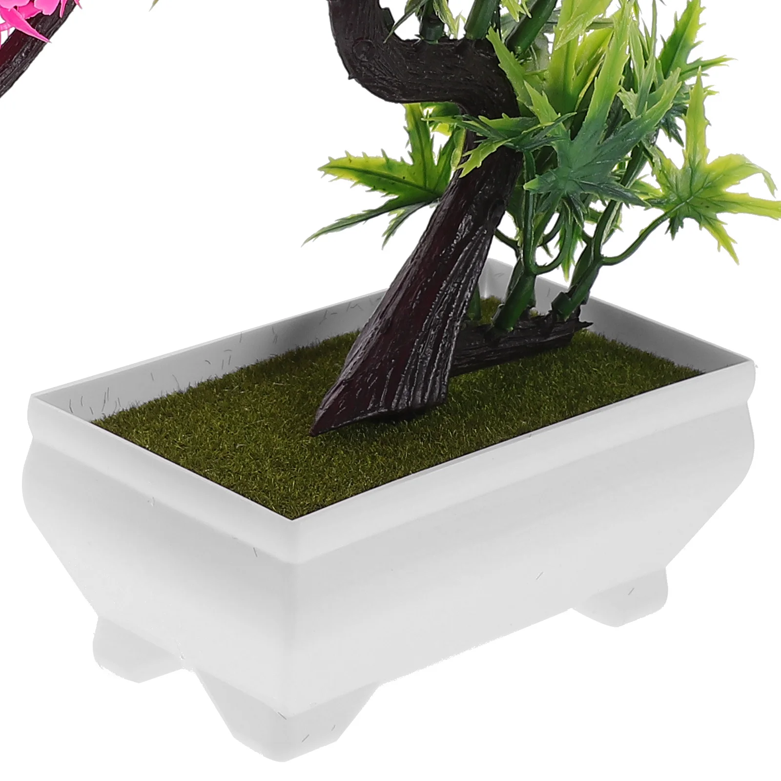 

2Pcs Artificial Bonsai Tree Realistic Simulation Potted Plant Office Wedding Centerpiece Decoration Faux Plants