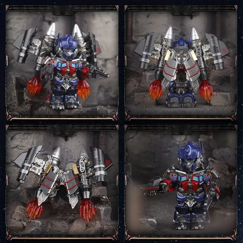 Optimus2.0 Prime كتل المحولات الجديدة MOC الحبوب الصغيرة Megatron تجميع الأطفال اللعب نحلة نموذج هدية مزخرفة