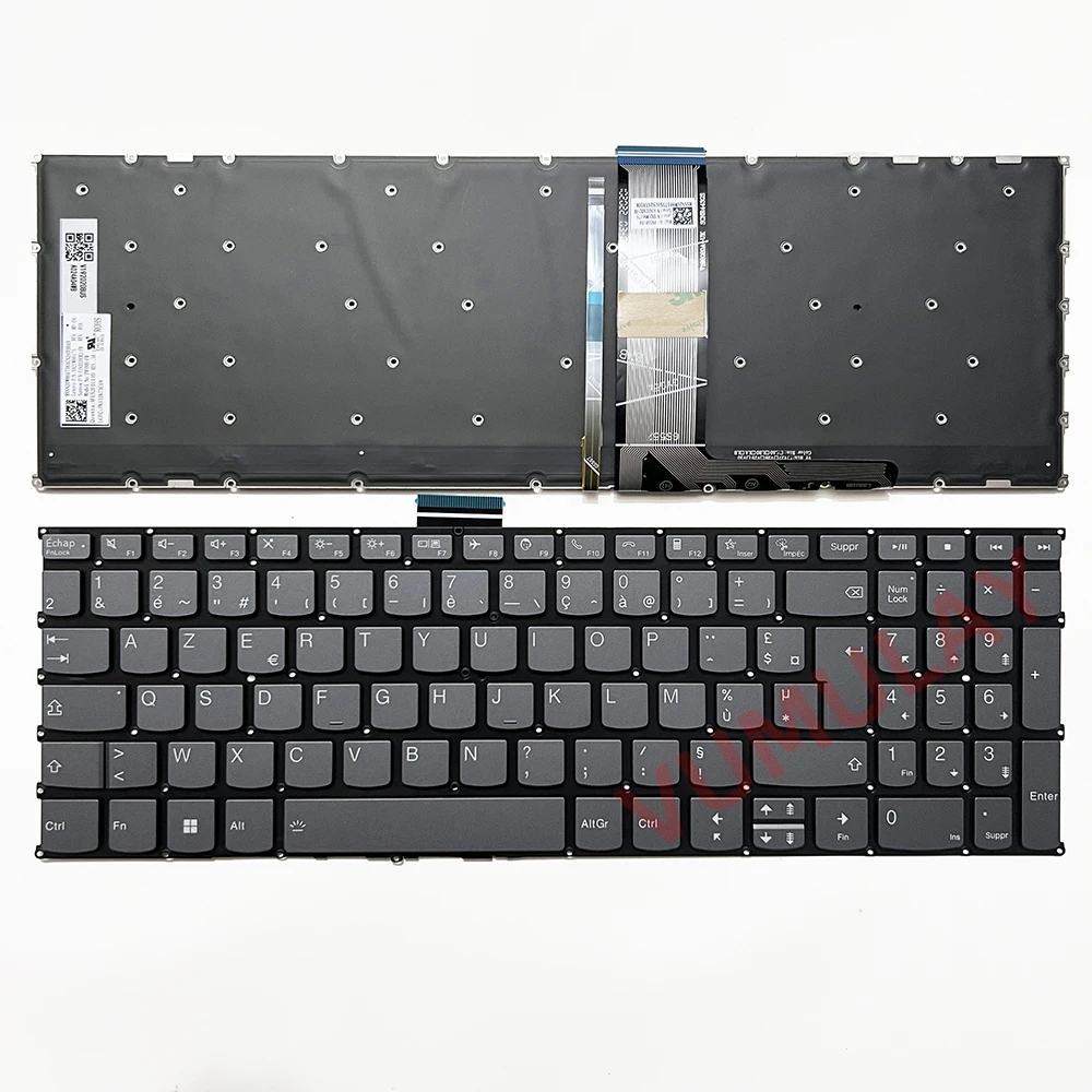 AZERTY Backlit Keyboard for Lenovo Flex 5-16IRU8 5-16ABR8 82Y1,5-16ALC7 5-16IAU7 82R8,5-15IIL05 5-15ALC05 5-15ITL05 French FR