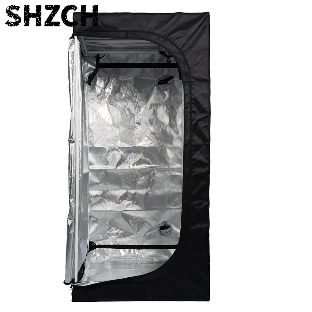 60x60x140CM 600D Hydroponic Grow Box Easily Assembled Waterproof Small Plant Growth Tent for Garden Greenhouse