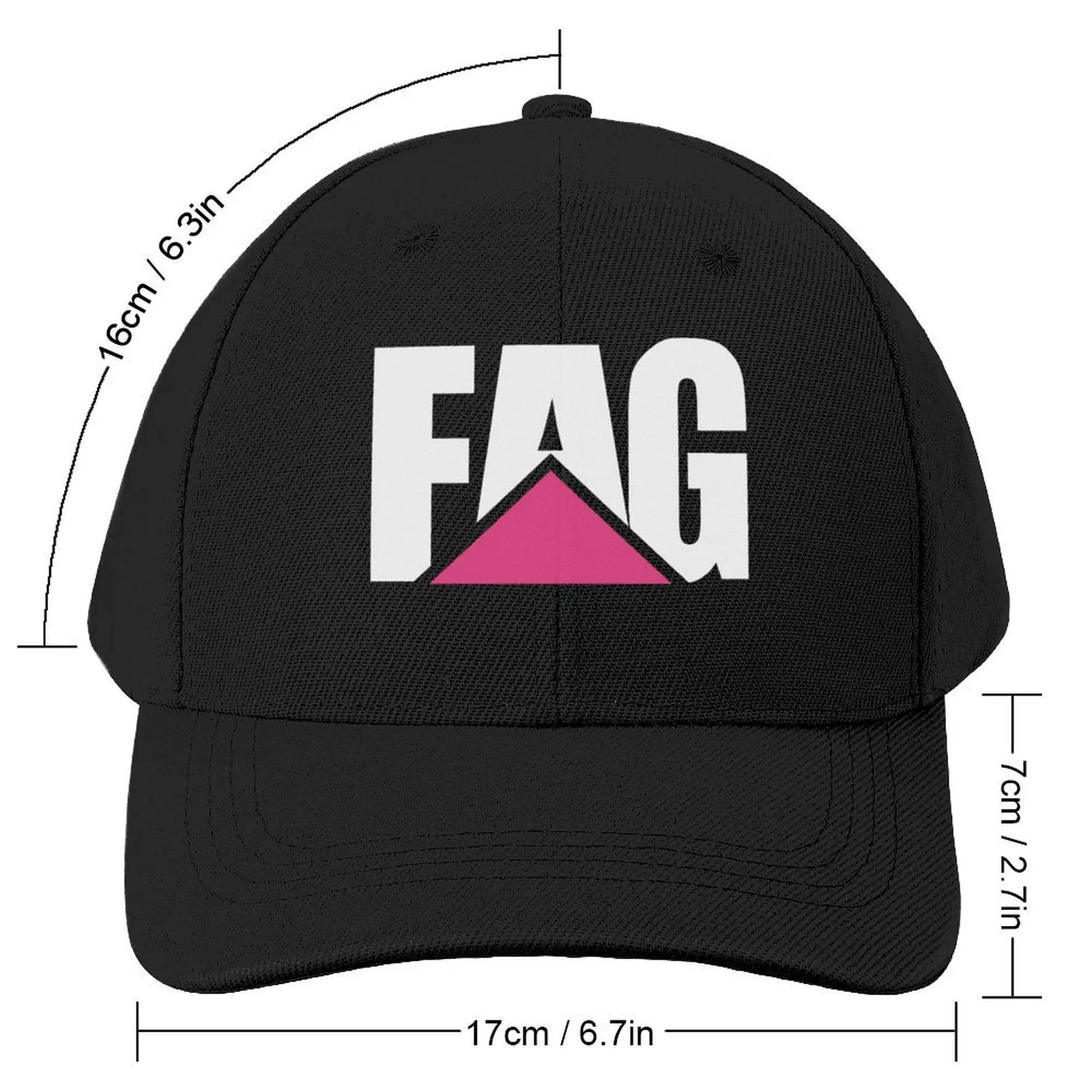 FAG - CONSTRUCTION SHIRT Baseball Cap funny hat beach hat New Hat Vintage Men Caps Women's