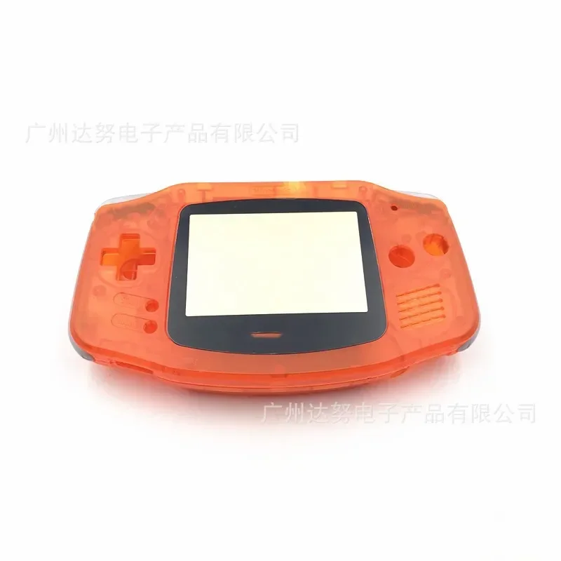 Carcaça completa para nintend gameboy gba, capa dura com substituição de lente de tela para console gameboy advance