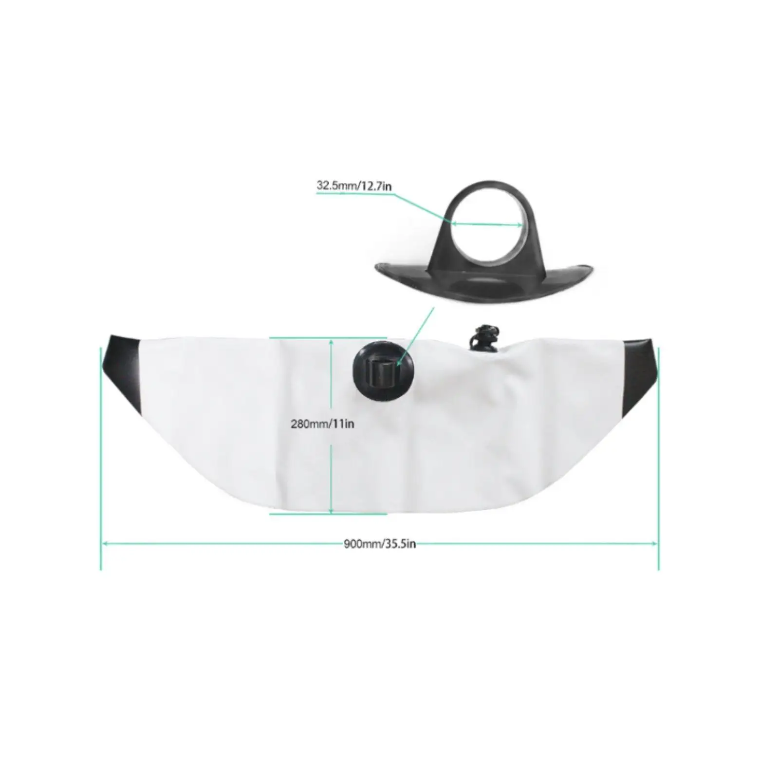 Inflatable Kayak Stabilizer Float PVC Outrigger Accessory for Inflatable Boats More Steady Kayaking Experience