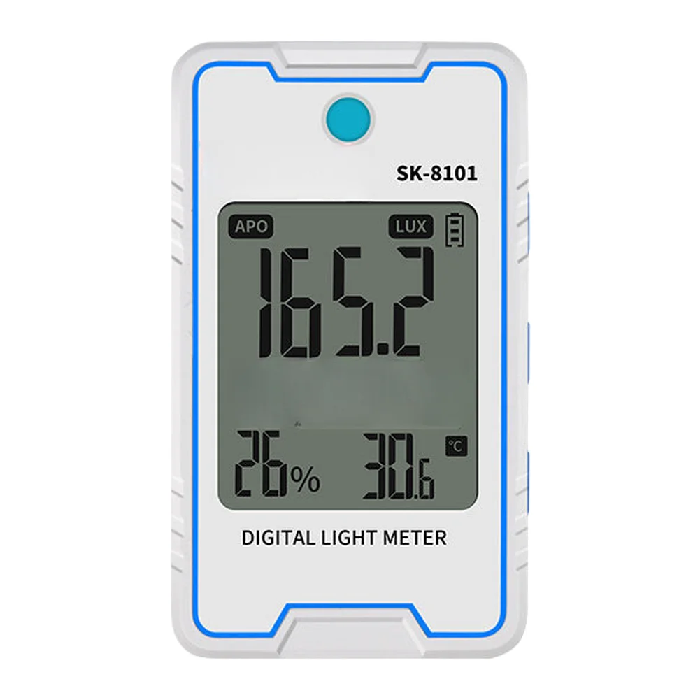 Illuminometer for Stroboscopic Light Testing Compatible with Lithium Battery Devices Measures 0.1 to 999900 Lux