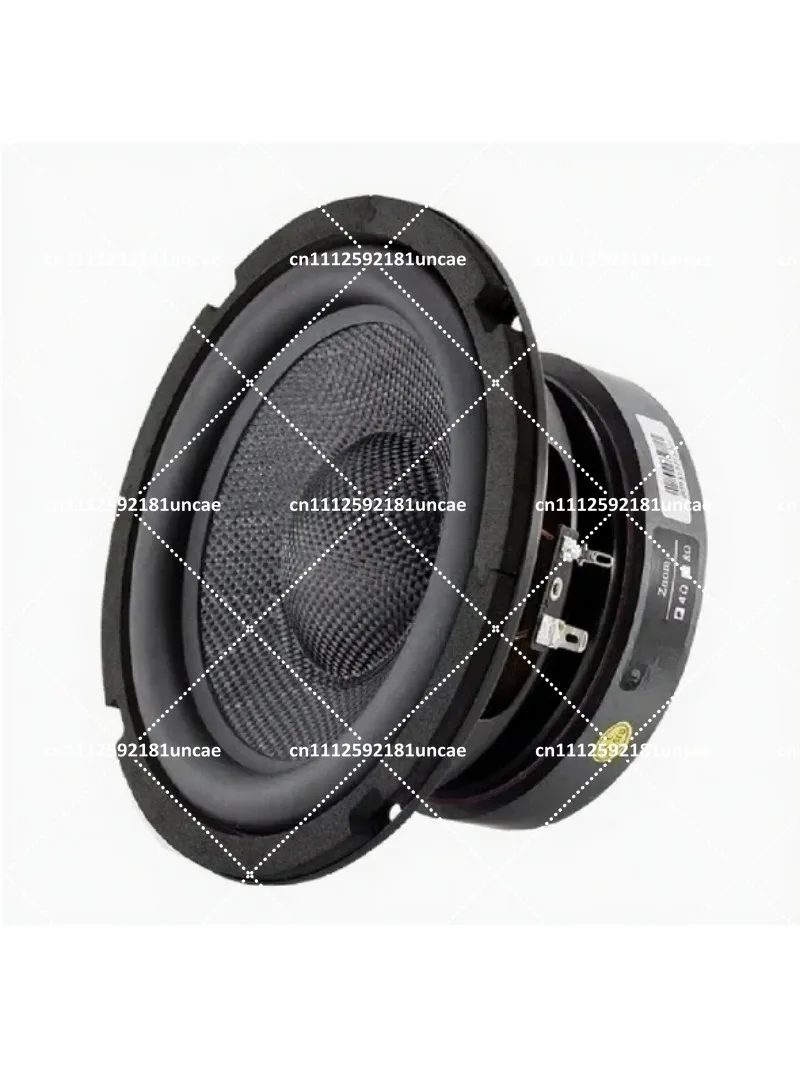 6.5 Inch Heavy Duty Subwoofer Speaker, Fiber Woven Cone Pure Bass Round Car Audio