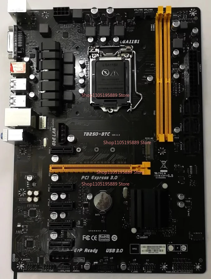

For BIOSTAR TB250-BTC 6 Card 1151 Pin DDR4 Main Board TB250-BTC