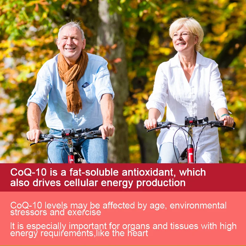 CoQ10 200mg Softgels- 3x Better Absorption, Antioxidant for Heart Health & Energy Production, Coenzyme Q10 Dietary Supplements