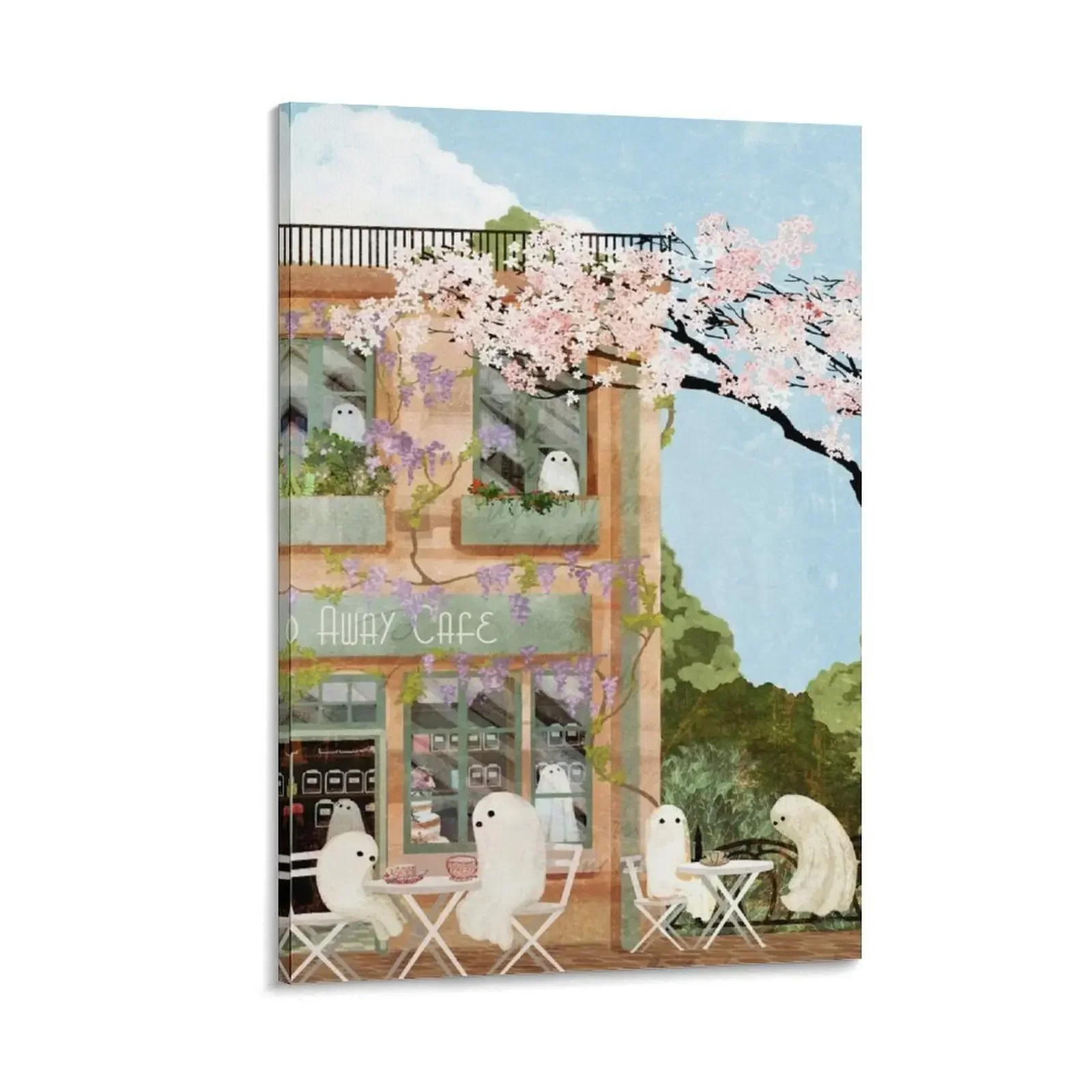 

Ghost cafe Canvas Painting Decoration wall room decoration accessories decorative frames wall room Decoration pictures room wall