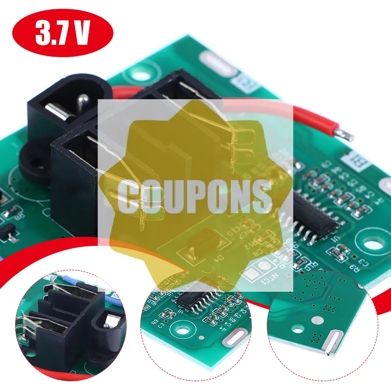 Battery Charging Protection Board 5s Bms 21V 20A Li-Ion Lithium Battery Pack Protection Circuit Board Module 3.7v PCBA 2Mos