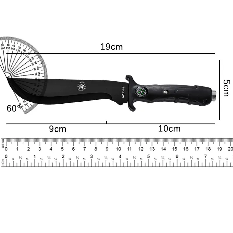 Outdoor Camping Knife, Outdoor Portable Straight Knife, Portable Knife, Multifunctional High Hardness Knife