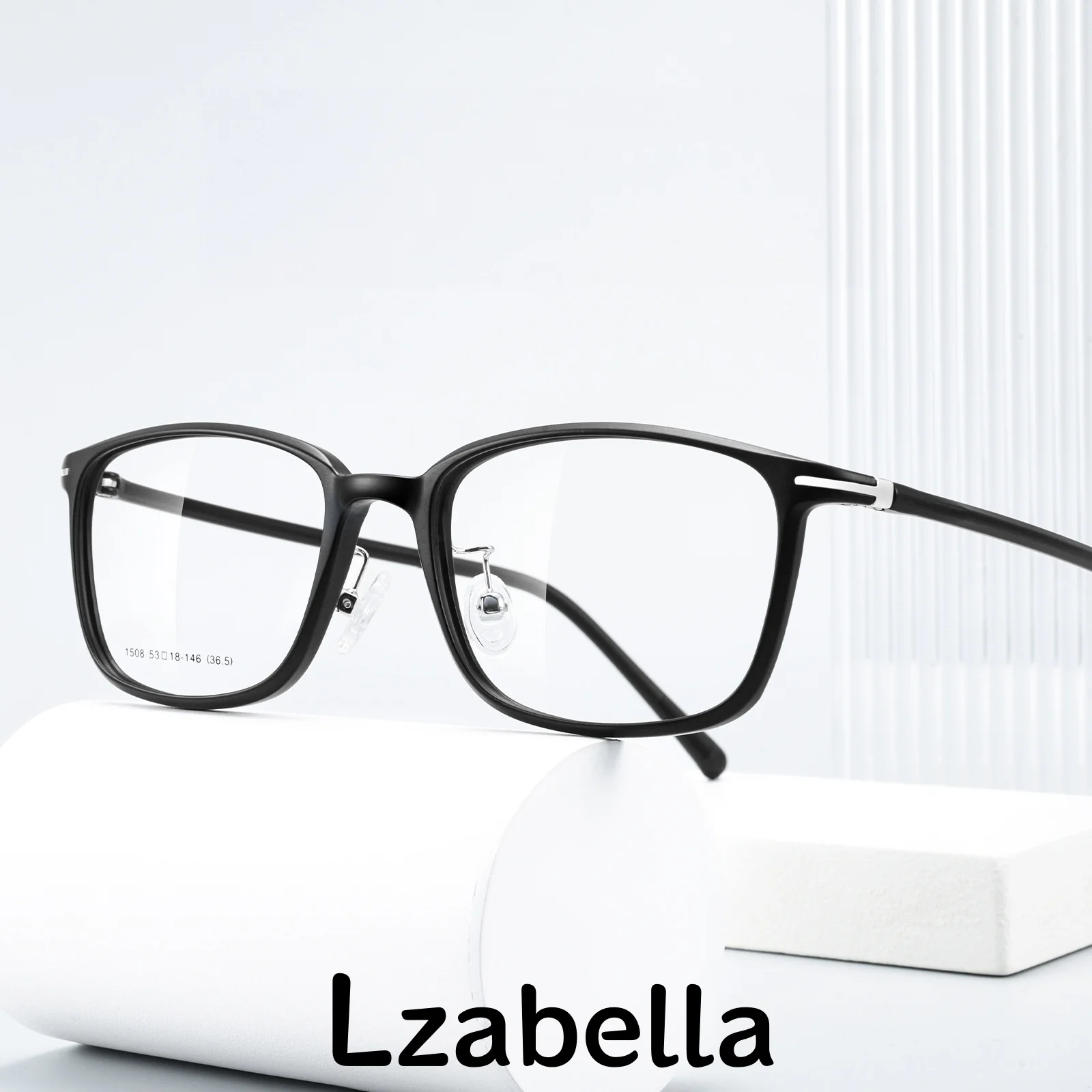 lzabella-超軽量tr90小型スクエア型男女兼用メガネフレーム-ファッションレトロトレンド-高品質デイリーカジュアルメガネ