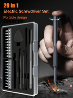 29 IN 1 Magnetic Precision Screwdriver Set With 20 Screwdriver Bits 8 Repair Tools Camera PC IPad Mobile Phone Repair Tool Set