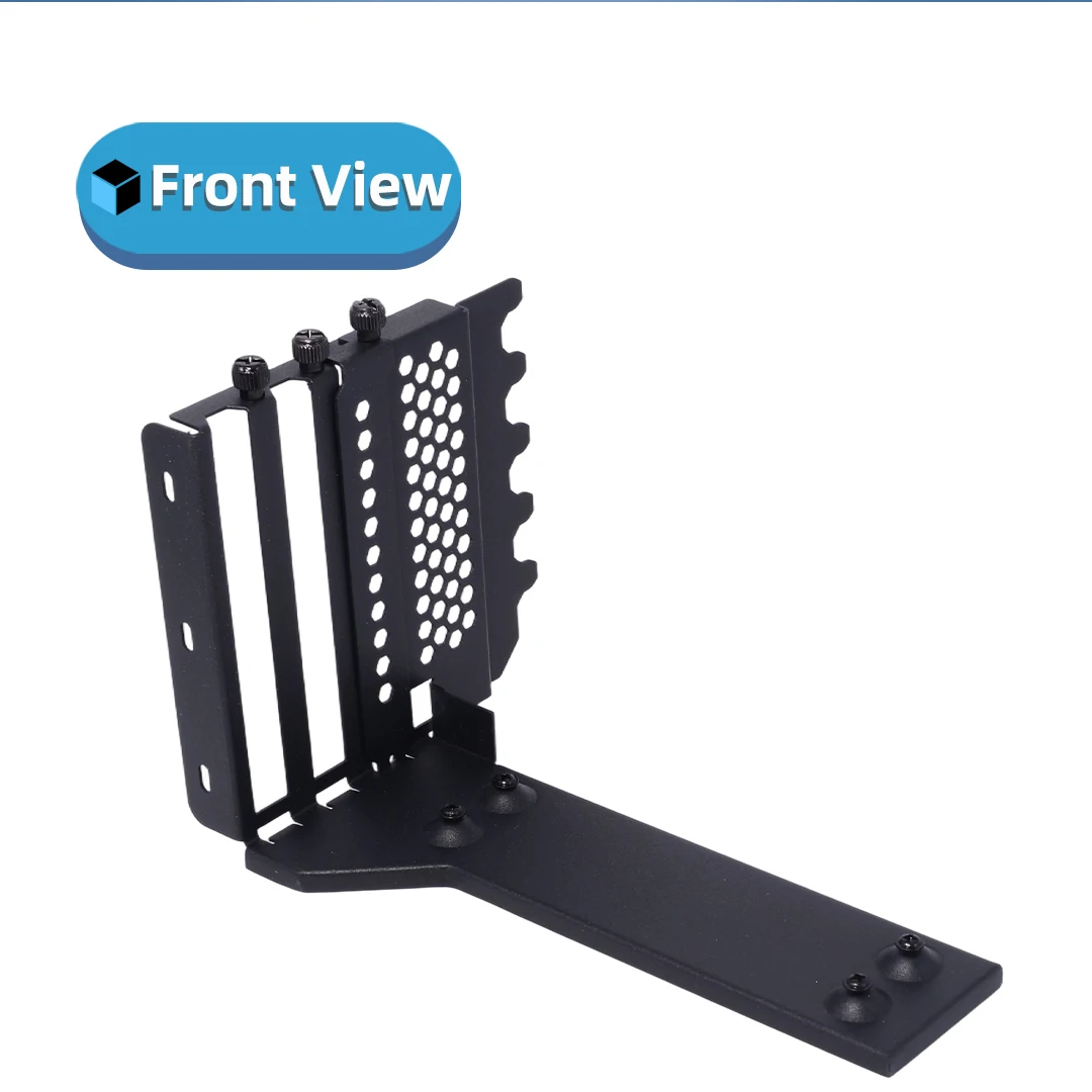 2 / 3 Slots Universal Vertical GPU Mounting Bracket PC ATX Graphics Card Holder GPU Mounting Bracket GPUs Stand Kit White Black