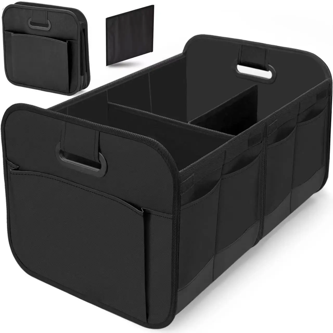 Car storage box, multi-functional storage box, foldable trunk, interior organization