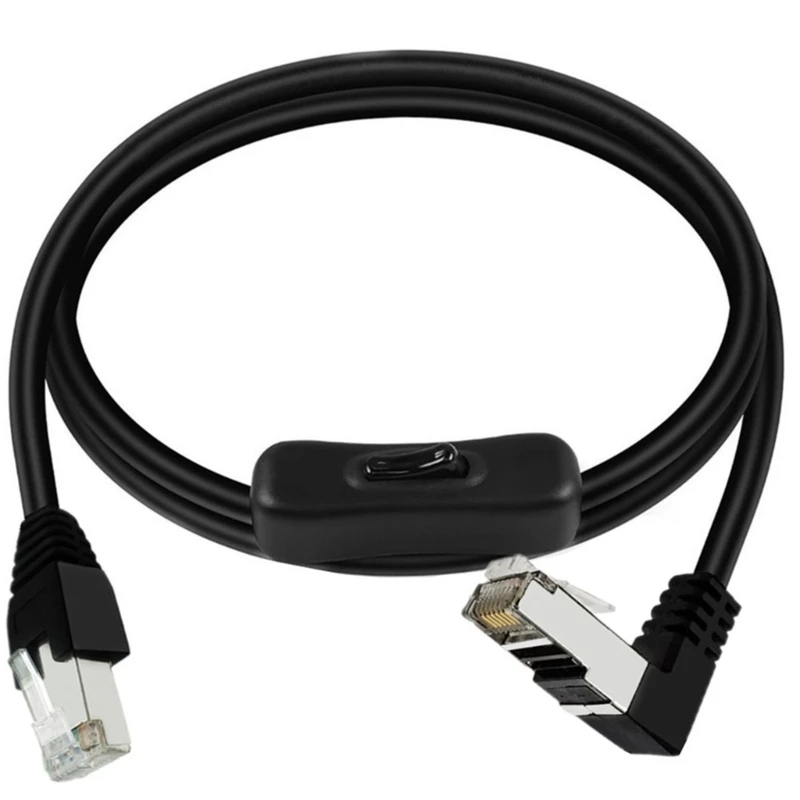 Cavo Ethernet CAT6e RJ45 con prolunga ad angolo basso Cavo Ethernet da maschio a maschio/da maschio a femmina