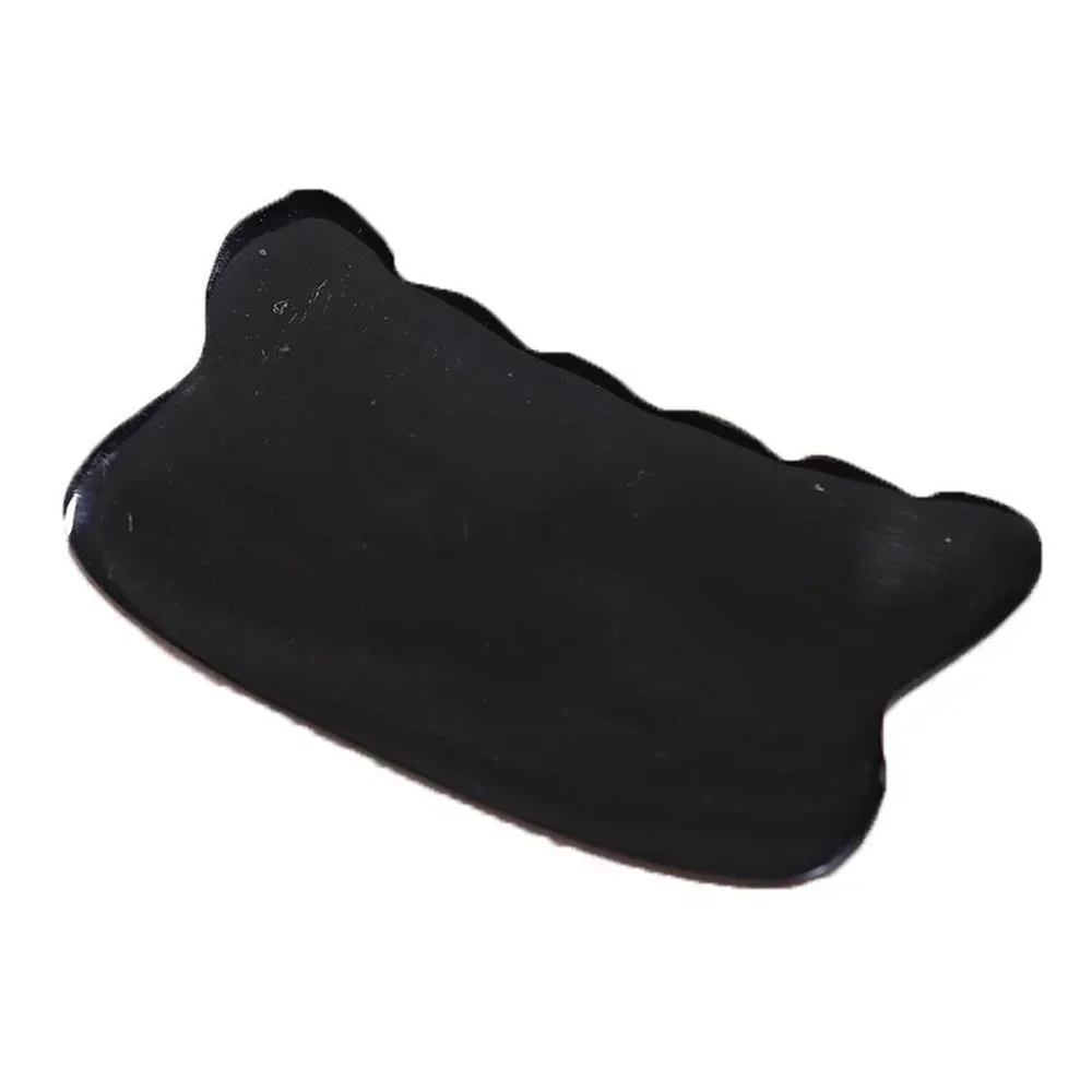Facial and Neck Gua Sha Scraper Tool for Beauty SPA Massage, Skin Care, Fades Wrinkles and Spots, Natural Bian Stone