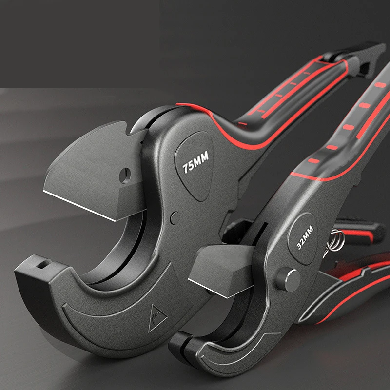 

Water Pipe Scissors Professional Hot Melt Pipe Shear Pvc Pipe Cutter Pipe Cutter Self-locking Ratchet Knife Pipe Cutting Knife