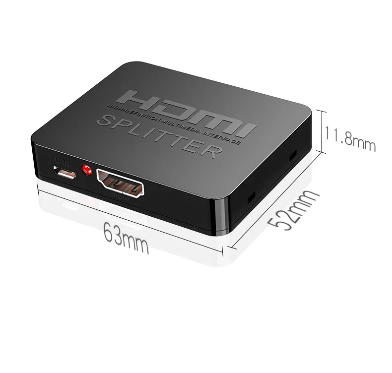 4K HDMI Splitter 1X2สัญญาณ HDMI Switch Splitter 1ใน2 Out กล่องวิดีโอ Distribut สำหรับ dual จอภาพ HDTV DVD PC PS3 Xbox