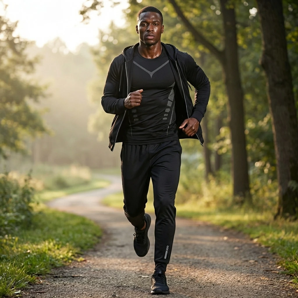 フィットネスフルセットスーツトラックスーツマラソントレーニン - Running Gear For Marathon のレビューと価格