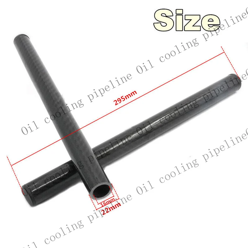 A+ Gloss Carbon Fiber Motorcycle Clip On Handlebar 22mm Replacement Handle Bar Tube