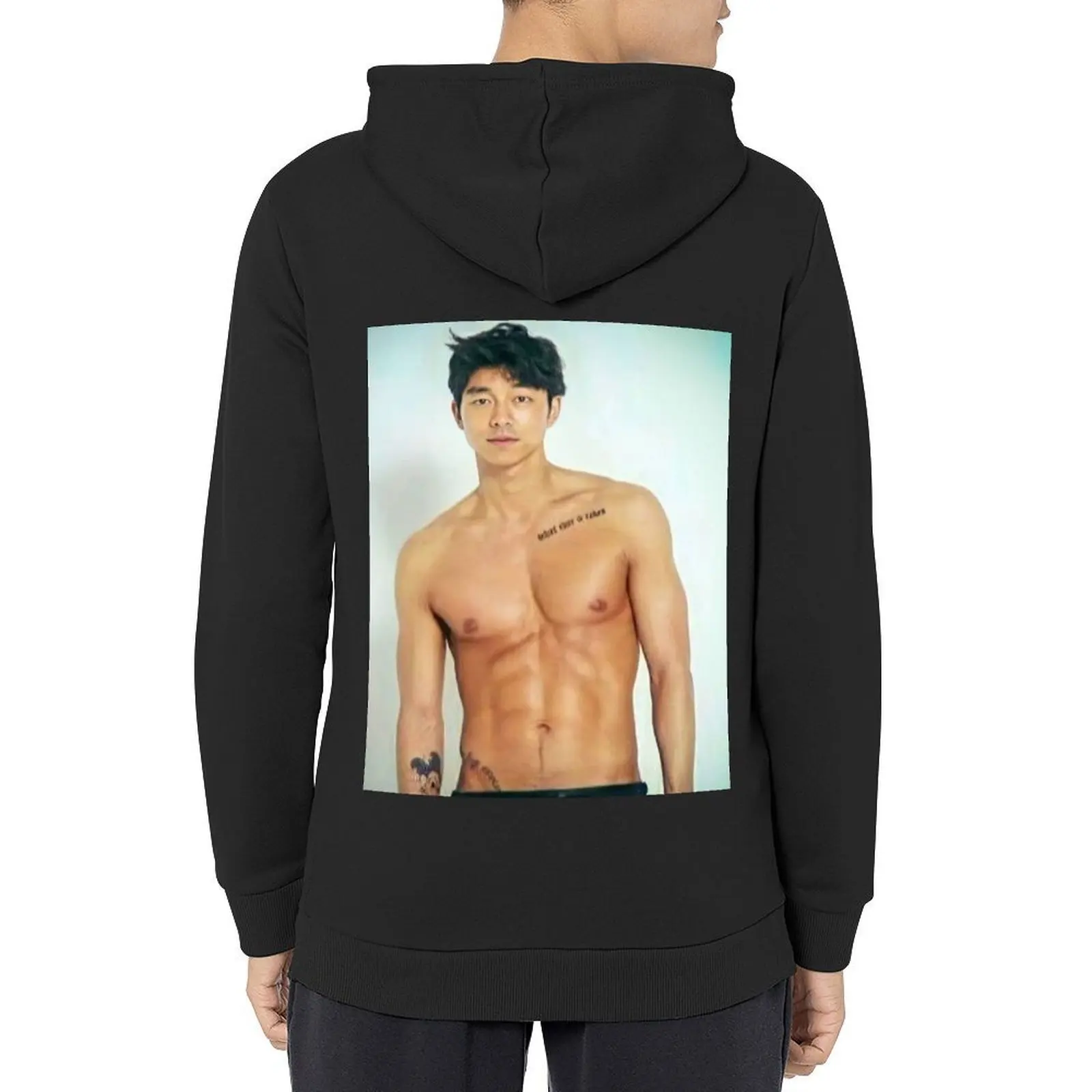 

Gong Yoo shirtless Hoodie korean clothes aesthetic clothing mens designer clothes autumn designer hoodies