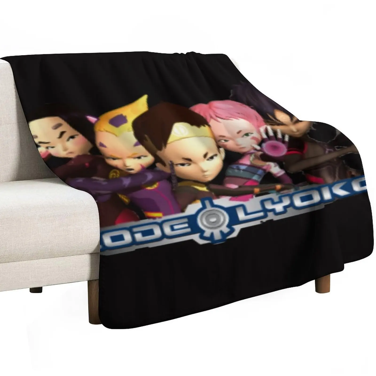 Code Lyoko Throw Blanket Giant Sofa Picnic decorative Designers Sleeping Bag Shaggy Blankets