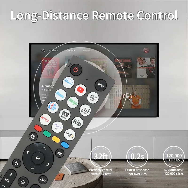 استبدال جهاز التحكم عن بعد للتلفزيون الذكي مع بريميفيديو ، أزرار نيتفليكس ، EN2B36H ، 32A4H ، 43A4H ، 40A4H ، EN2B36H #3