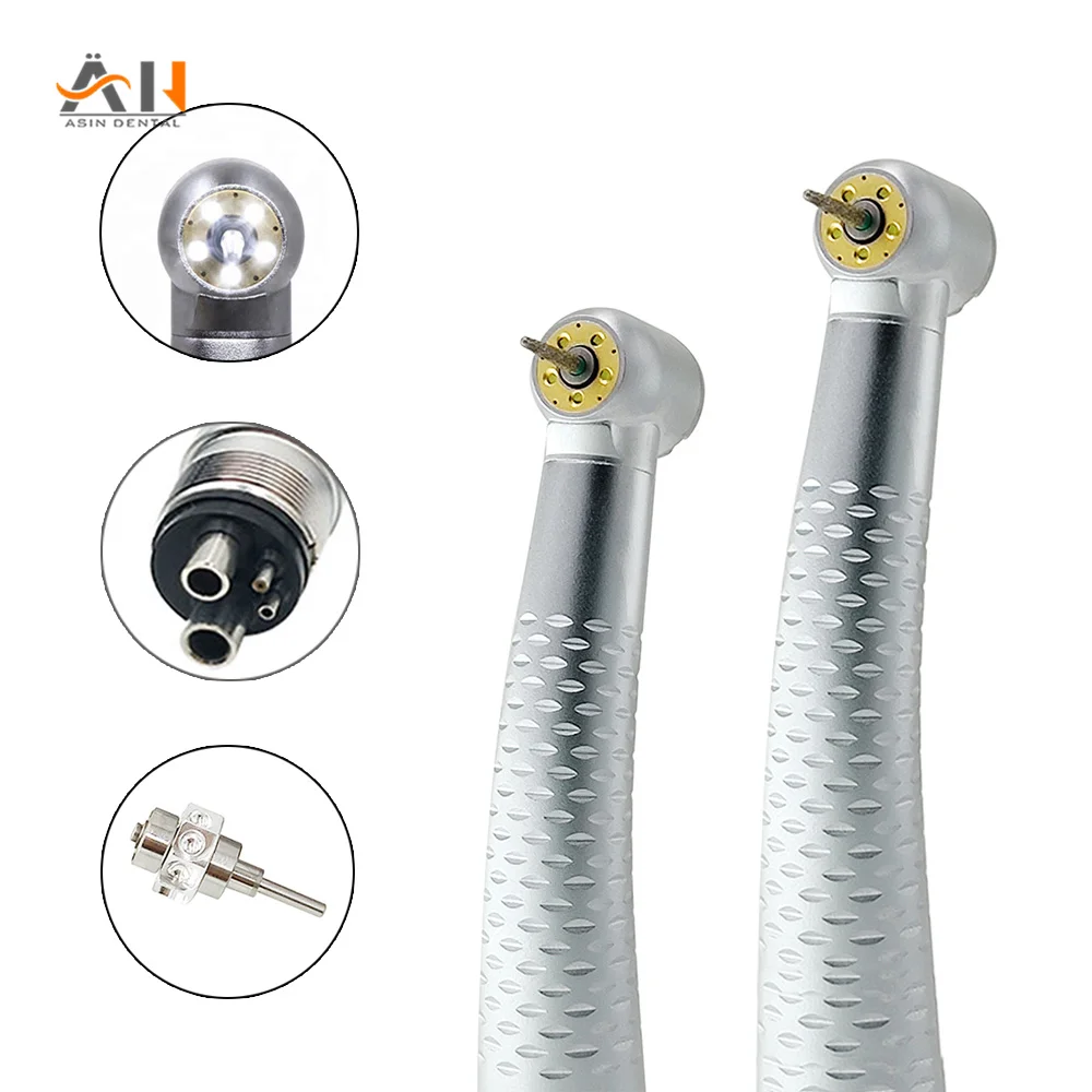 Turbina de alta velocidad sin sombras, 5 LED, pieza de mano, Kits de pulido de turbina de aire Dental, herramientas de blanqueamiento, herramientas