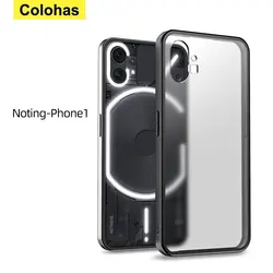 For Nothing Phone 2 Bumper Cover Case For Nothing phone 1 Protective Case Coque Back Bag 360 Matte Soft TPU Armor Funda Shell