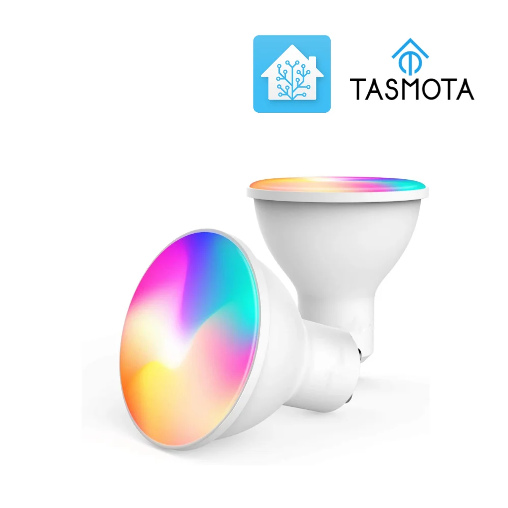 TASMOTA Smart RGBCCT Colour Bulb ESP8285 works with Home Assistant 4.5W GU10