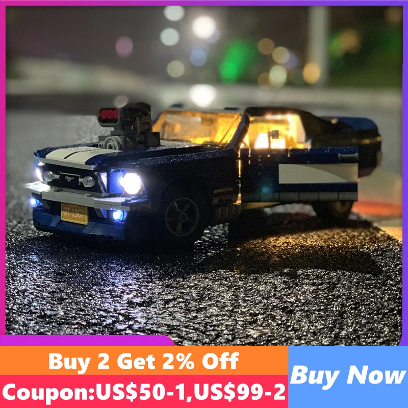 Led Light Kit Set For 10265 Mustang Building Blocks Bricks(Only Lights)Not Including Models DIY Toys For Children Accessories