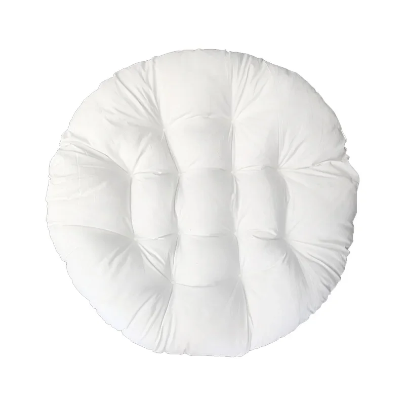 Outdoor Seat Cushion Chair Pads Round Solid White Color Patio Seat Cushion for Rattan Chairs Hanging Basket Chair Wicker Chair C