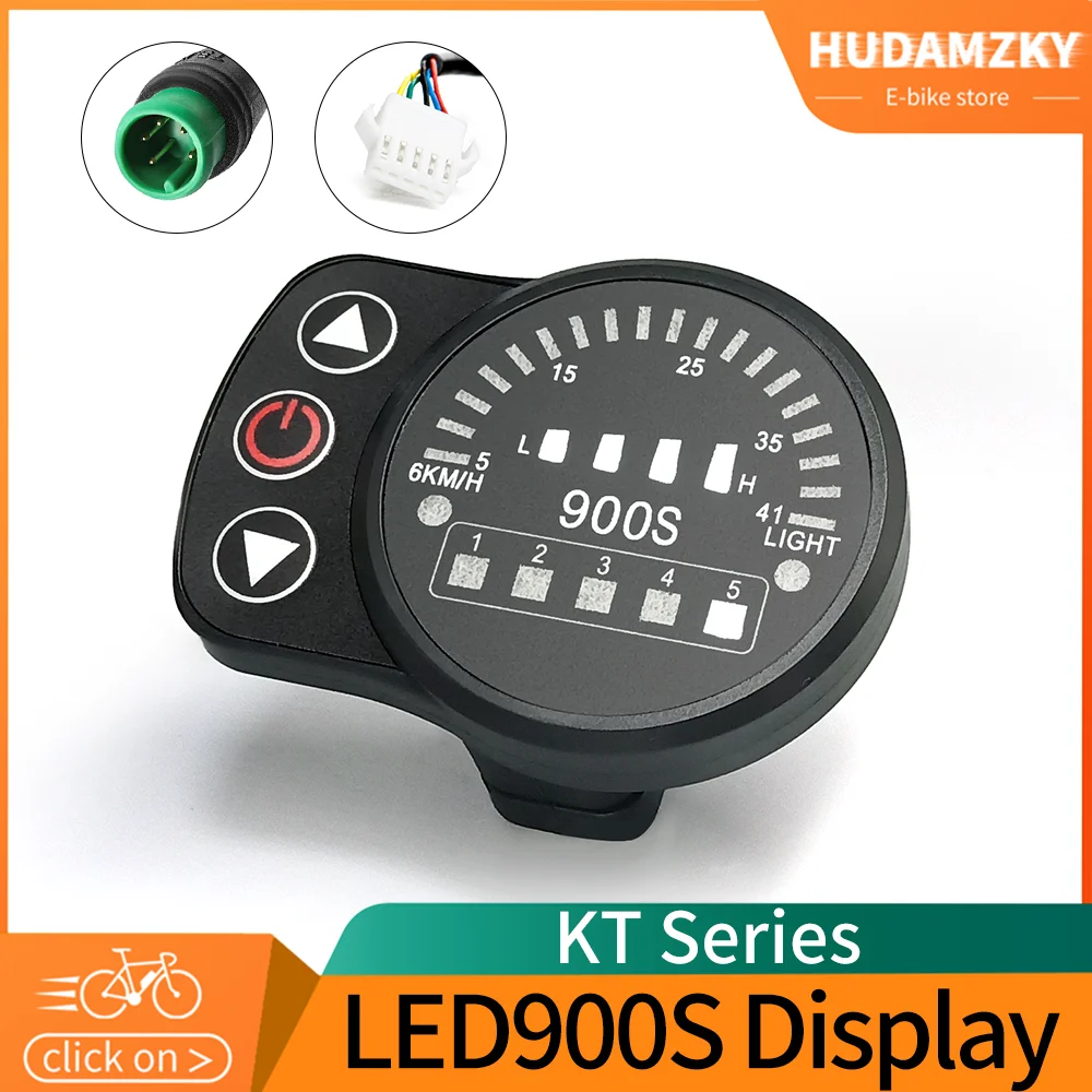 EBike Display KT LED-900S 24V 36V 48V SM/Waterproof Connect Electric Bicycle Accessories Display