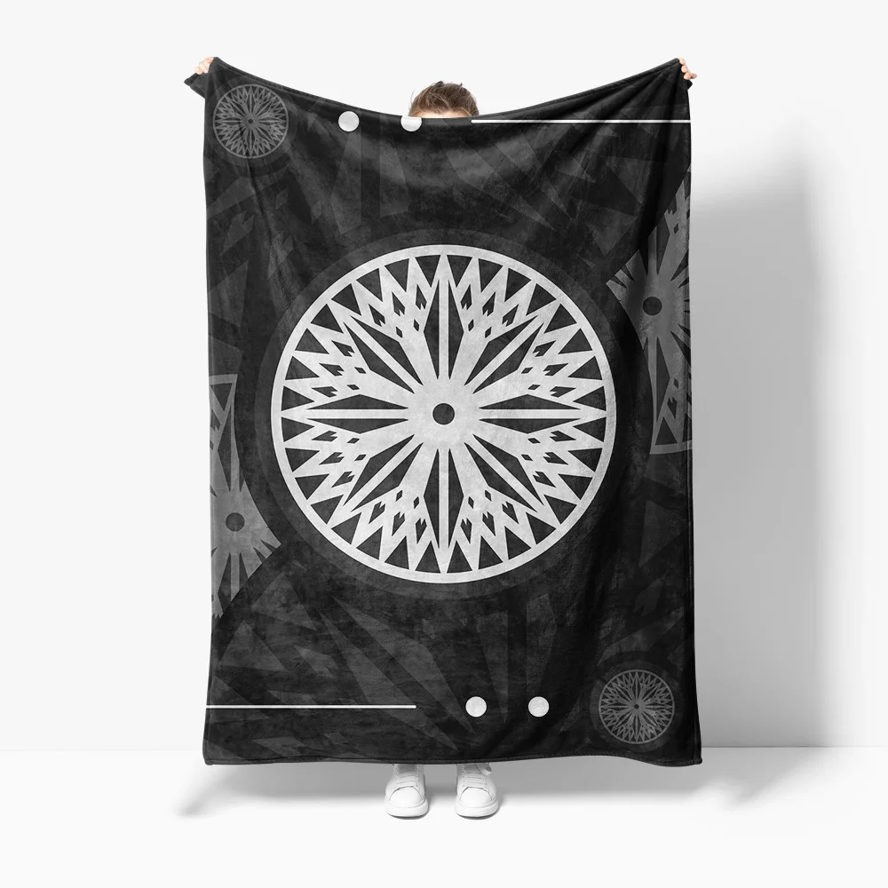 

Черное одеяло с рисунком снежинки, зимнее одеяло, уютное декоративное одеяло для дивана-кровати для гостиной, спальни