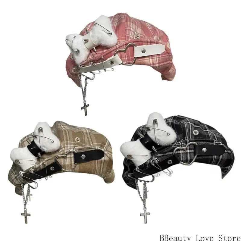 قبعة داكنة للرسام الجديد، قبعة عصرية بريطانية، قبعة سائقة أجرة للاستخدام اليومي #1