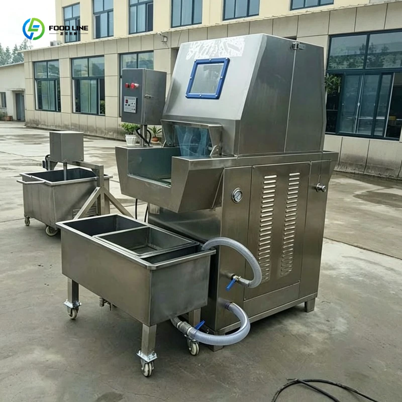 Meat Salt Water Injection Machine Fast Curing and Flavoring Machine Cured Meat Marinade Injection Machine FL Customized