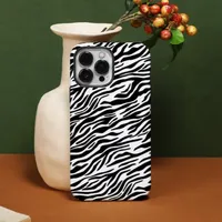 Zebra Texture Phone Case for iPhone 16 15 14 13 12 11 Pro Max Plus Luxury Double-layer Back Cover