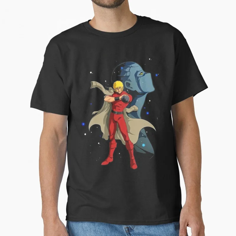 

0731 Space Adventure Cobra Япония Манга Анимация Psychogun Аниме футболка 100% хлопок топы больших размеров S-6XL мужская одежда