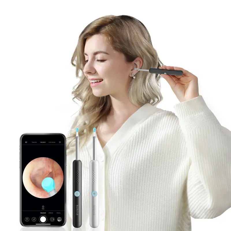 Ear Cleaner Visual Ear Picking Tool with Camera Phone LED Light Wireless Otoscope Smart Ear Cleaning Set