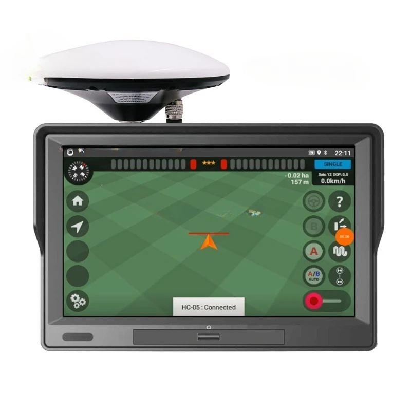 

9 inch GPS GNSS navigation system is built in for farm spray